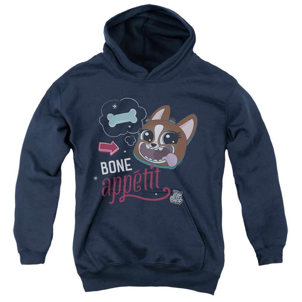 LITTLEST PET SHOP : BON APPETIT YOUTH PULL OVER HOODIE Navy LG