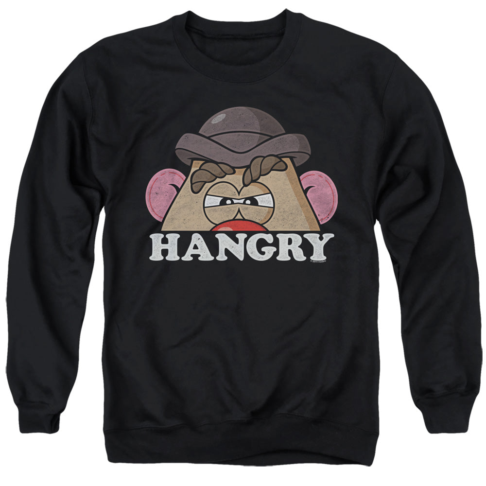 MR. POTATO HEAD : HANGRY ADULT CREW SWEAT Black SM