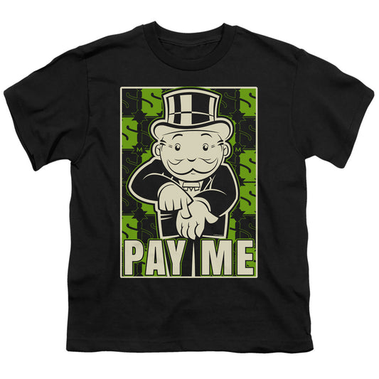 MONOPOLY : PAY ME S\S YOUTH 18\1 Black LG