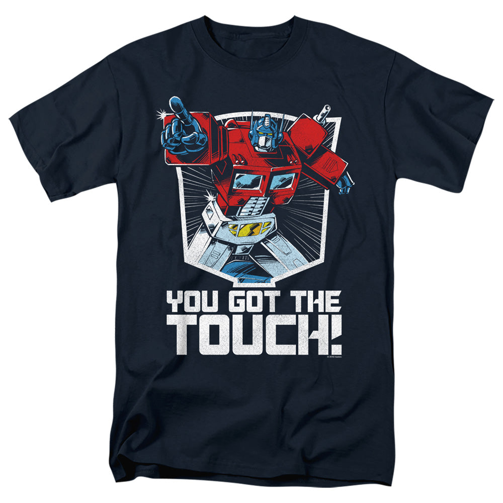 TRANSFORMERS : YOU GOT THE TOUCH S\S ADULT 18\1 Navy 5X