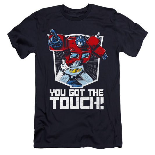 TRANSFORMERS : YOU GOT THE TOUCH  PREMIUM CANVAS ADULT SLIM FIT 30\1 Navy 2X