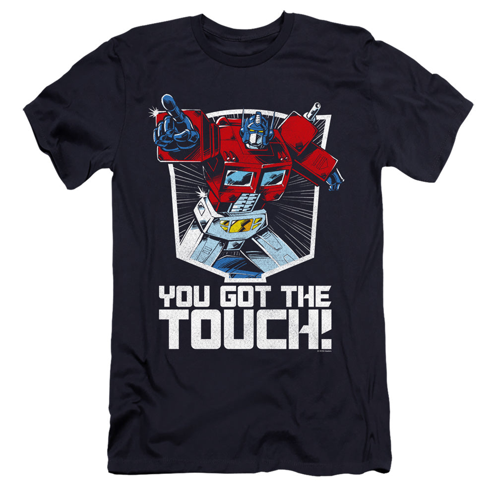 TRANSFORMERS : YOU GOT THE TOUCH  PREMIUM CANVAS ADULT SLIM FIT 30\1 Navy SM