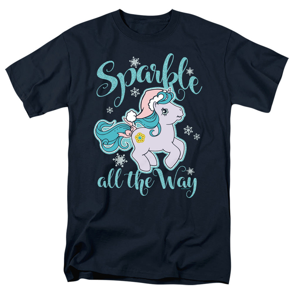 MY LITTLE PONY RETRO : SPARKLE ALL THE WAY S\S ADULT 18\1 Navy 2X