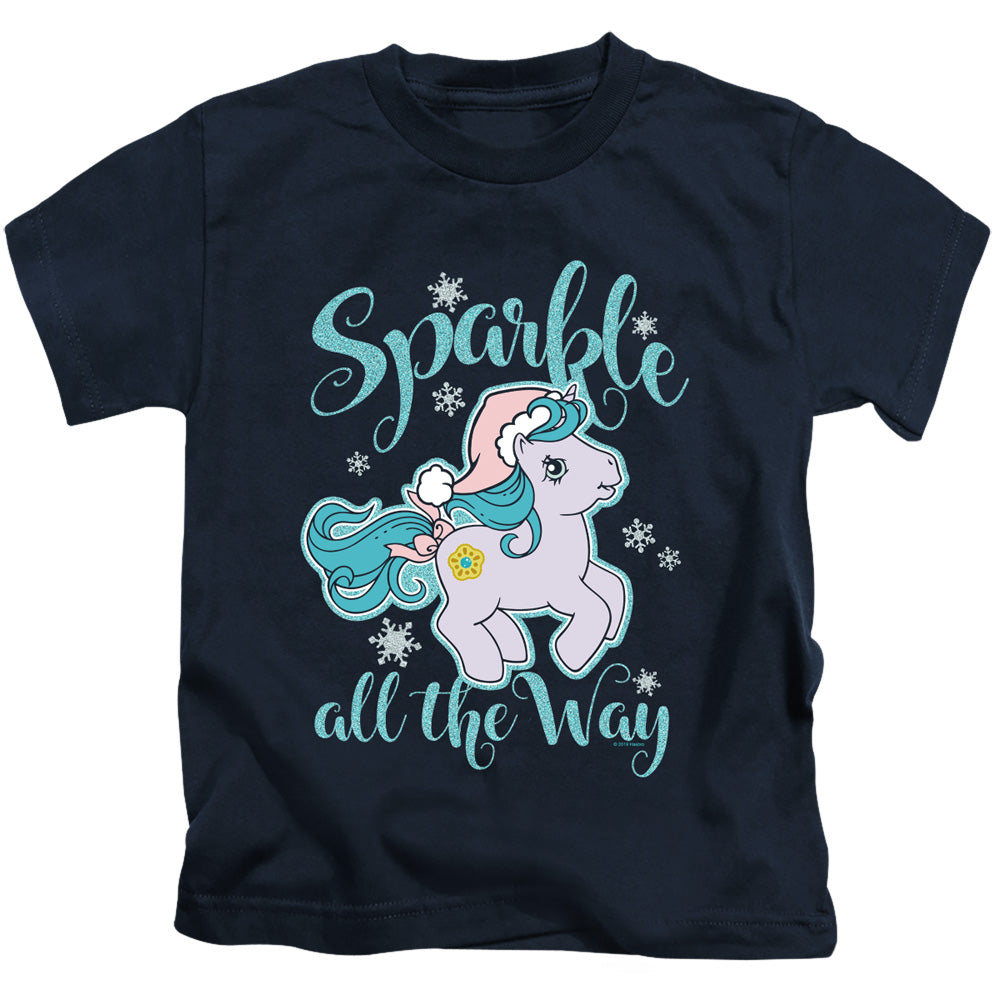 MY LITTLE PONY RETRO : SPARKLE ALL THE WAY S\S JUVENILE 18\1 Navy MD (5\6)