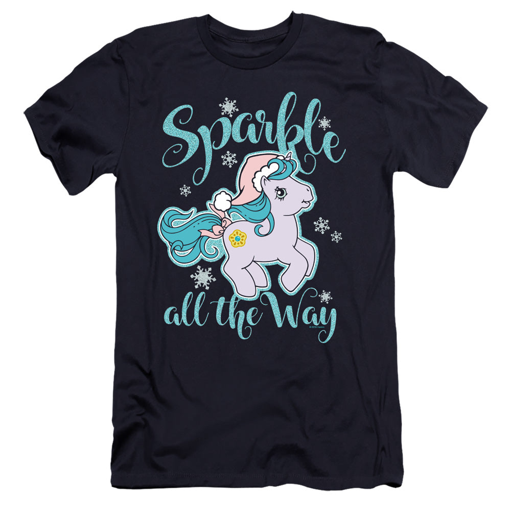 MY LITTLE PONY RETRO : SPARKLE ALL THE WAY  PREMIUM CANVAS ADULT SLIM FIT 30\1 Navy 2X