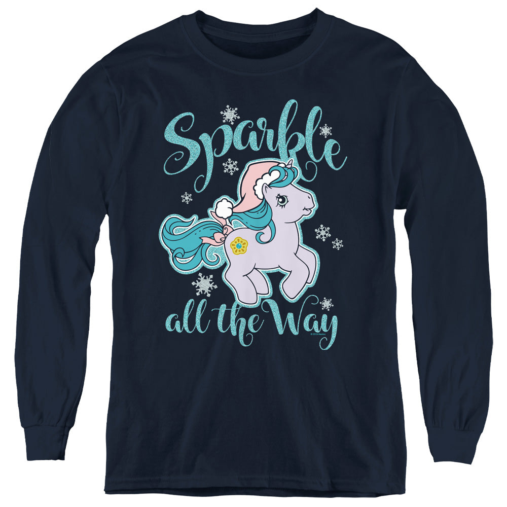 MY LITTLE PONY RETRO : SPARKLE ALL THE WAY L\S YOUTH Navy LG