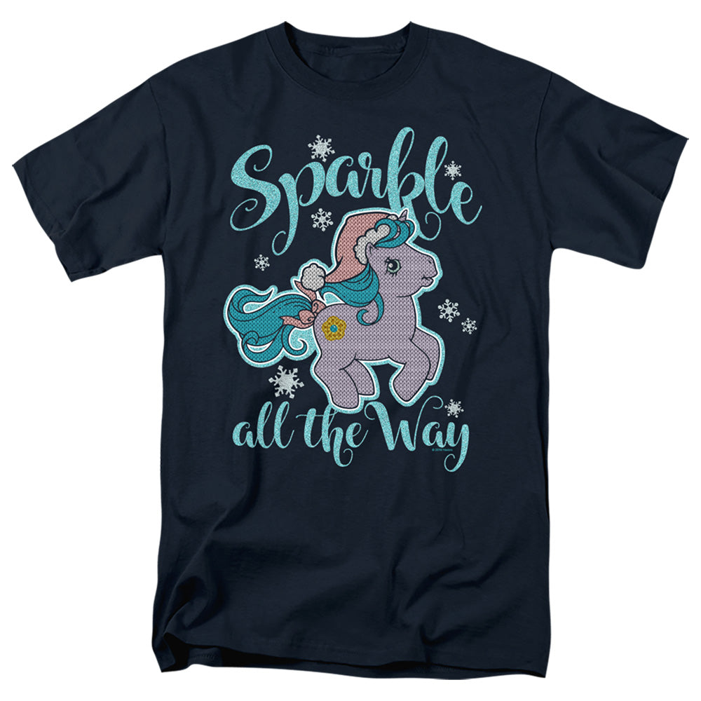 MY LITTLE PONY RETRO : SPARKLE ALL THE WAY 2 S\S ADULT 18\1 Navy 2X