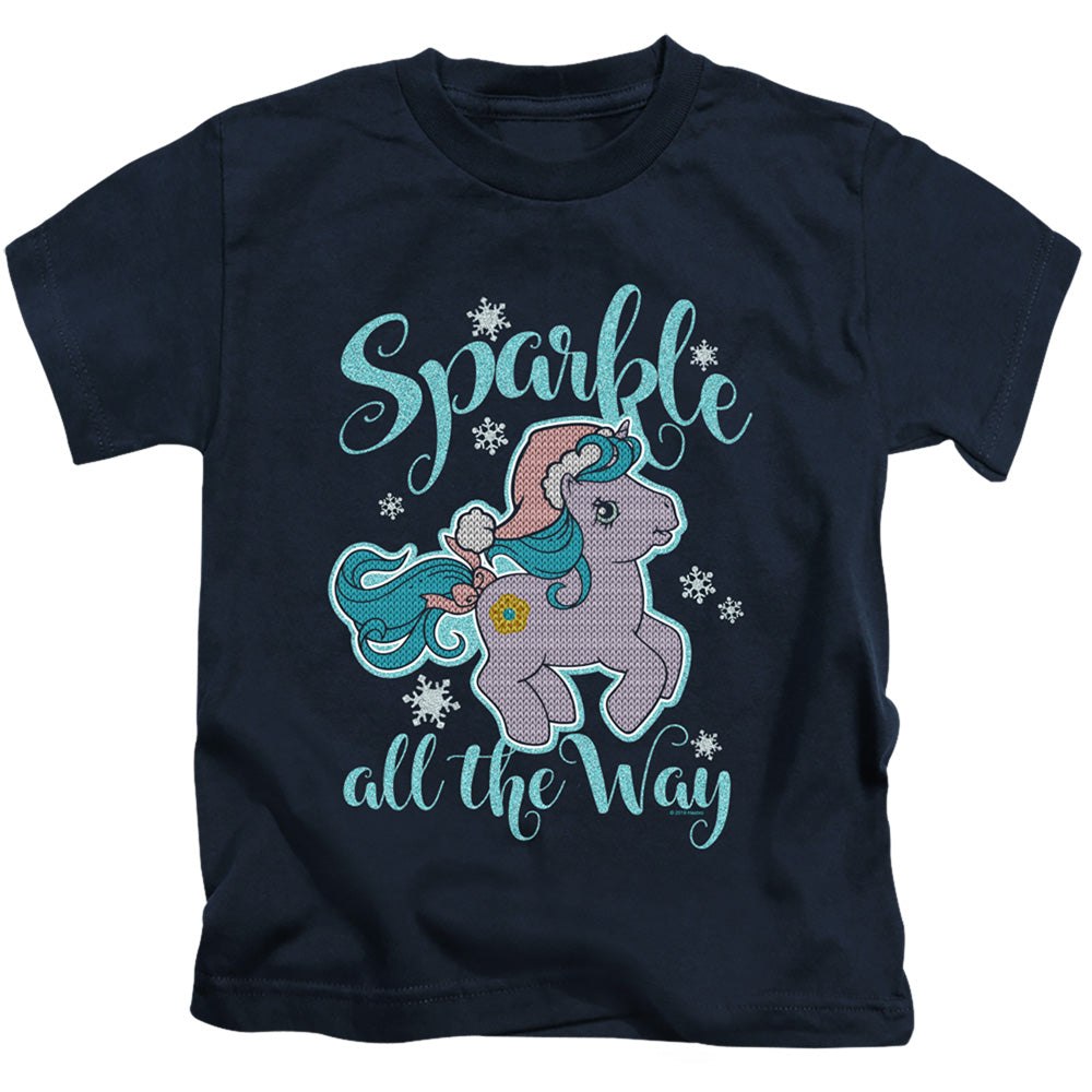 MY LITTLE PONY RETRO : SPARKLE ALL THE WAY 2 S\S JUVENILE 18\1 Navy MD (5\6)