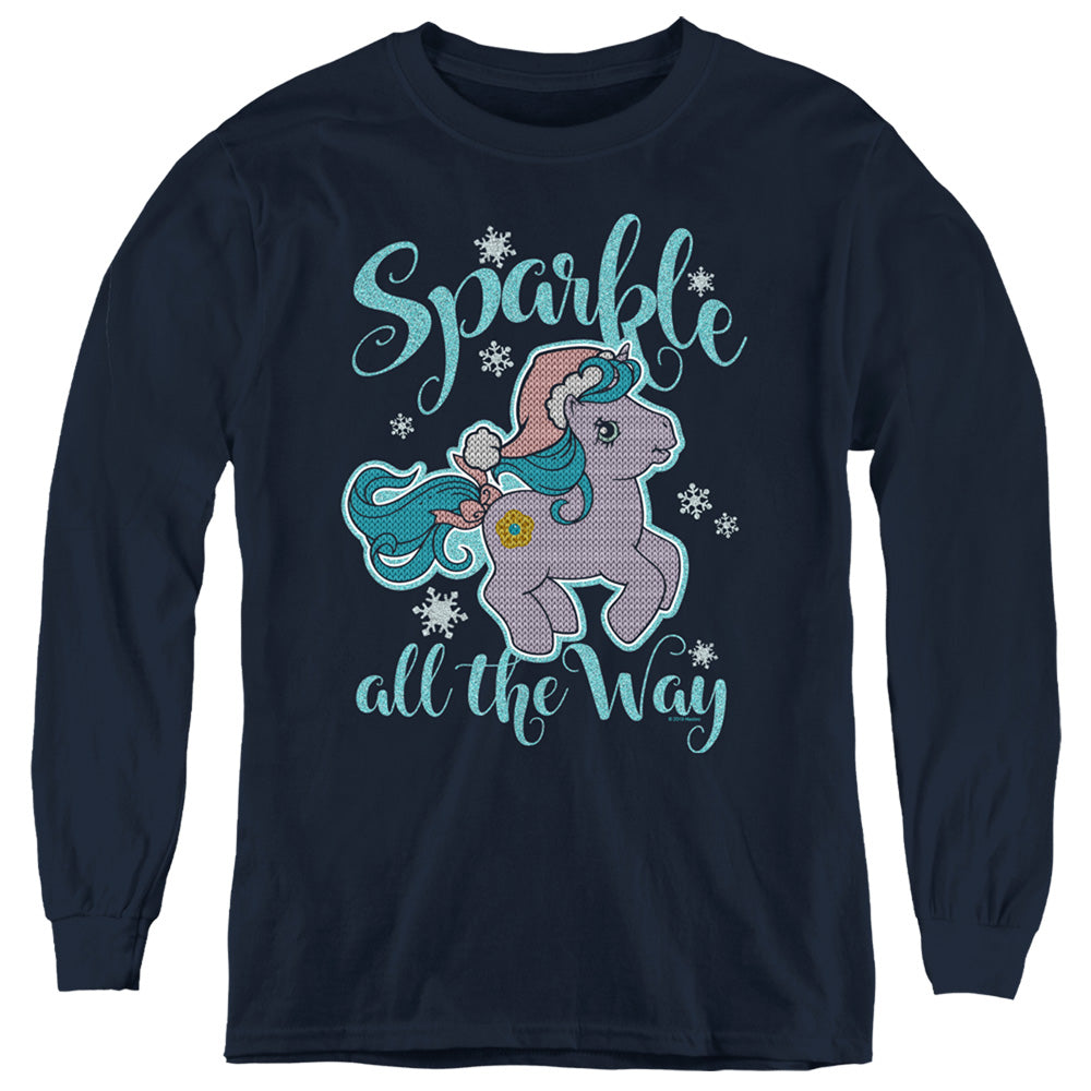 MY LITTLE PONY RETRO : SPARKLE ALL THE WAY 2 L\S YOUTH Navy LG