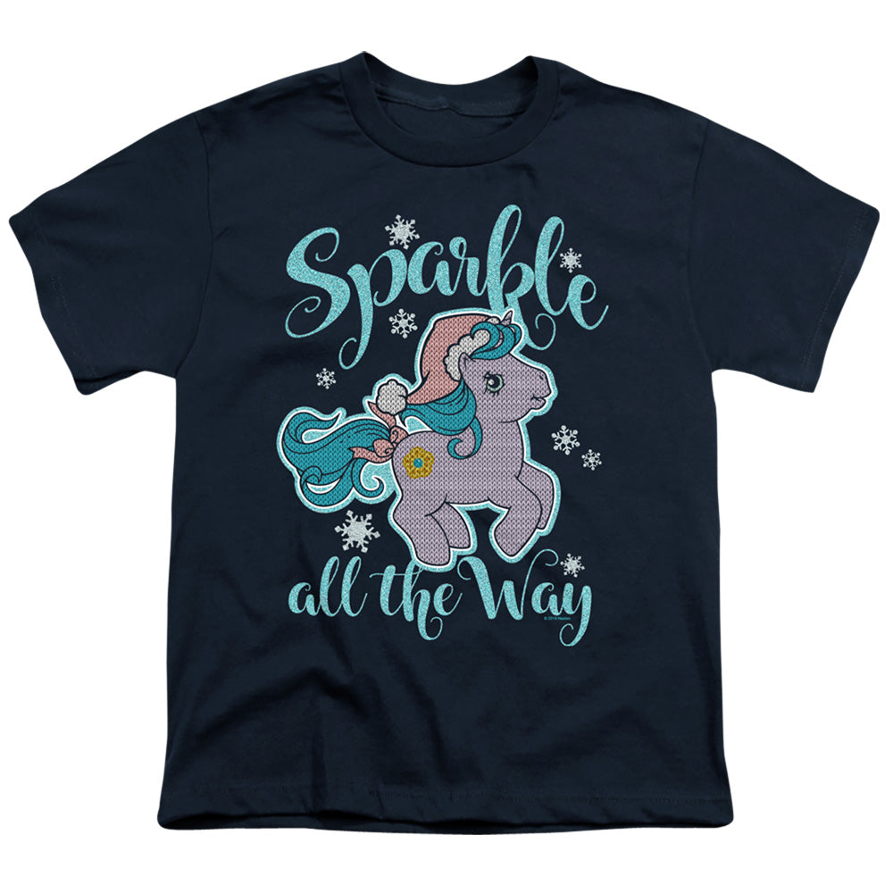 MY LITTLE PONY RETRO : SPARKLE ALL THE WAY 2 S\S YOUTH 18\1 Navy LG