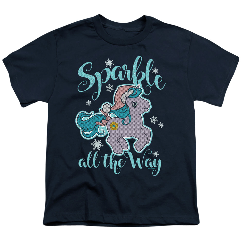 MY LITTLE PONY RETRO : SPARKLE ALL THE WAY 2 S\S YOUTH 18\1 Navy XL