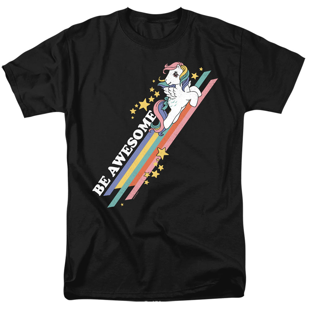 MY LITTLE PONY RETRO : BE AWESOME S\S ADULT 18\1 Black 2X