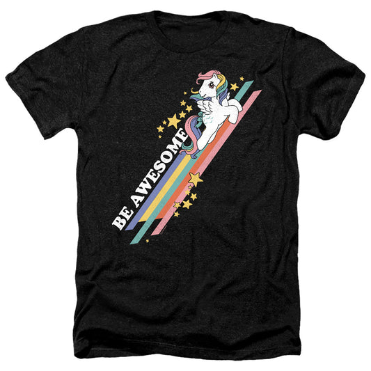 MY LITTLE PONY RETRO : BE AWESOME ADULT HEATHER Black XL