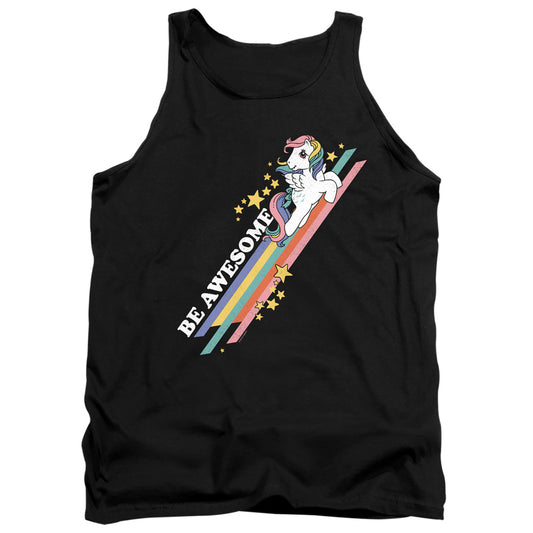 MY LITTLE PONY RETRO : BE AWESOME ADULT TANK Black 2X