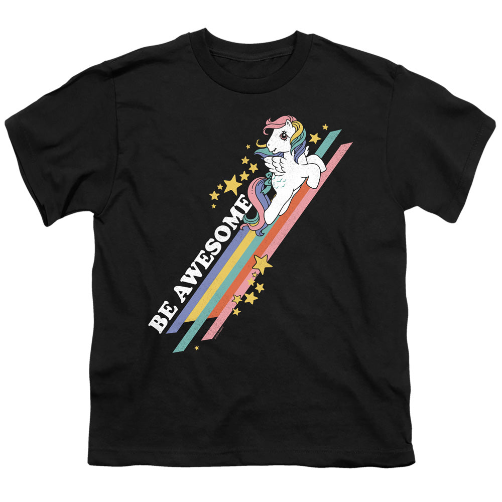 MY LITTLE PONY RETRO : BE AWESOME S\S YOUTH 18\1 Black XL