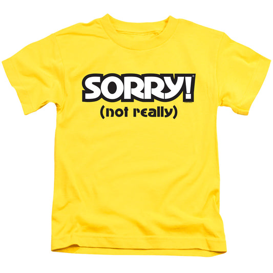 SORRY : NOT SORRY S\S JUVENILE 18\1 Yellow MD (5\6)