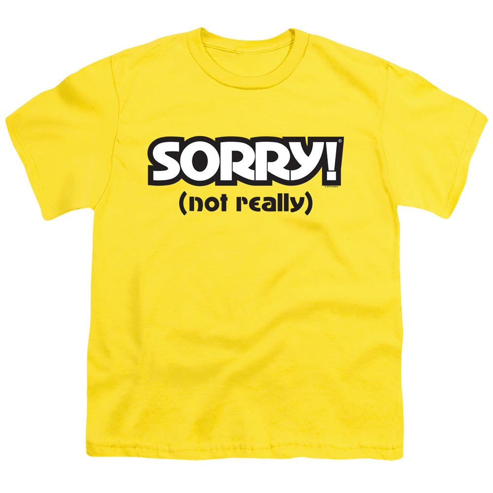 SORRY : NOT SORRY S\S YOUTH 18\1 Yellow XL