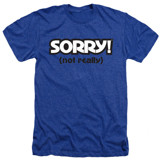 SORRY : NOT SORRY ADULT HEATHER Royal Blue XL