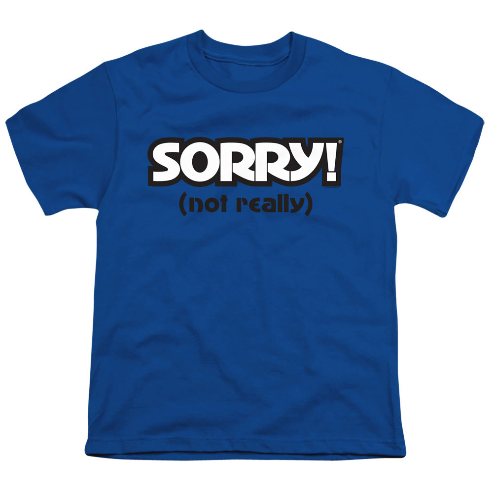 SORRY : NOT SORRY S\S YOUTH 18\1 Royal Blue XS