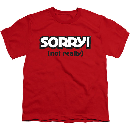 SORRY : NOT SORRY S\S YOUTH 18\1 Red XS