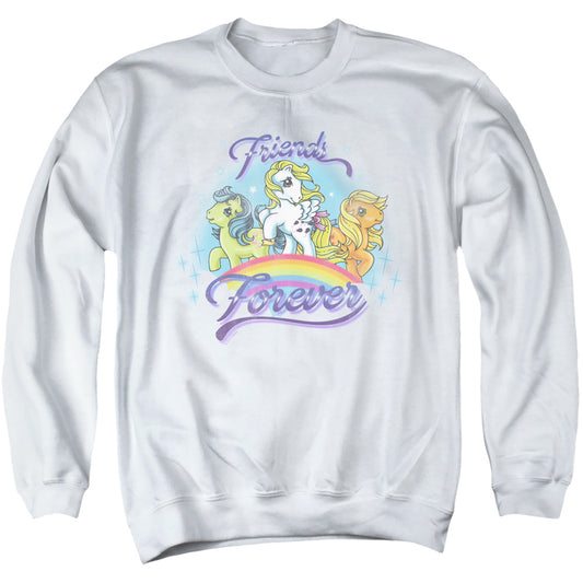 MY LITTLE PONY RETRO : FRIENDS FOREVER ADULT CREW SWEAT White XL