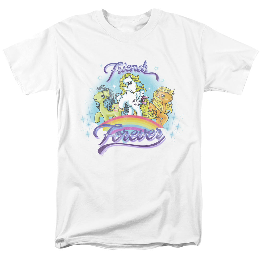 MY LITTLE PONY RETRO : FRIENDS FOREVER S\S ADULT 18\1 White 2X