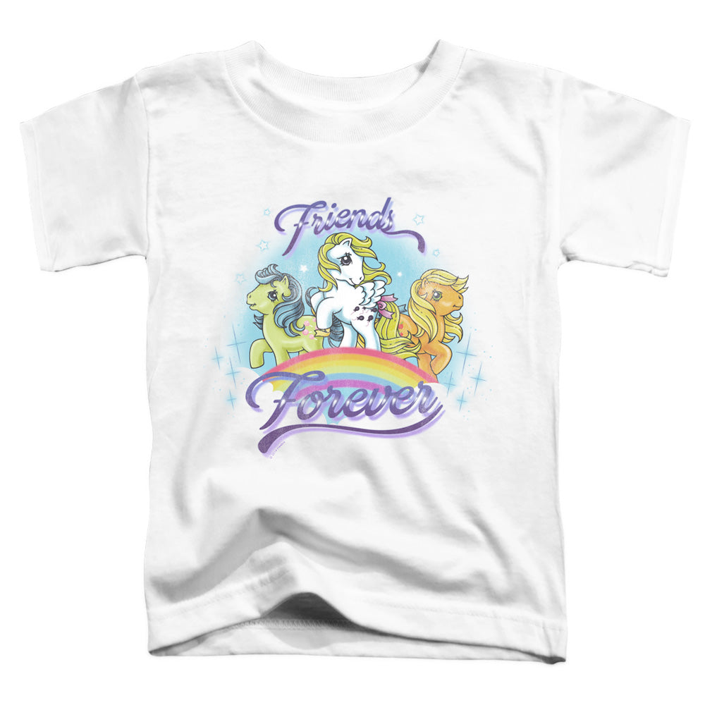 MY LITTLE PONY RETRO : FRIENDS FOREVER S\S TODDLER TEE White LG (4T)