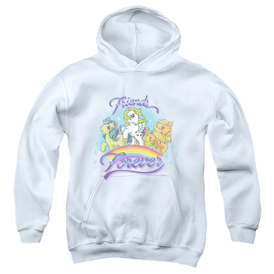 MY LITTLE PONY RETRO : FRIENDS FOREVER YOUTH PULL OVER HOODIE White LG