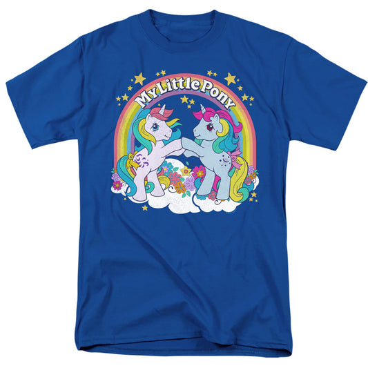 MY LITTLE PONY RETRO : UNICORN FIST BUMP S\S ADULT 18\1 Royal Blue MD