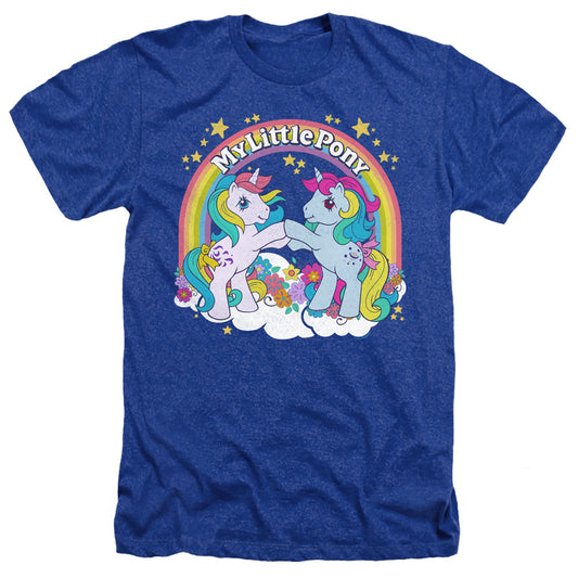 MY LITTLE PONY RETRO : UNICORN FIST BUMP ADULT HEATHER Royal Blue 2X