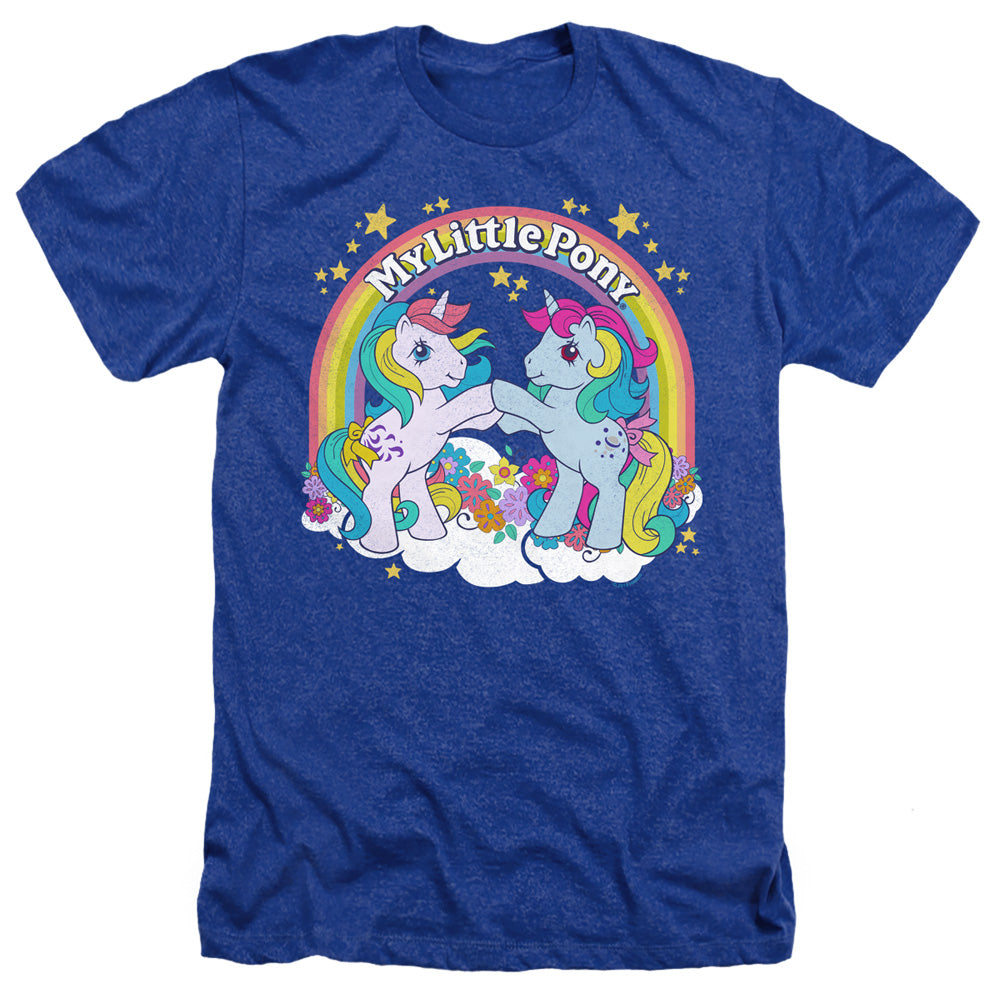 MY LITTLE PONY RETRO : UNICORN FIST BUMP ADULT HEATHER Royal Blue SM