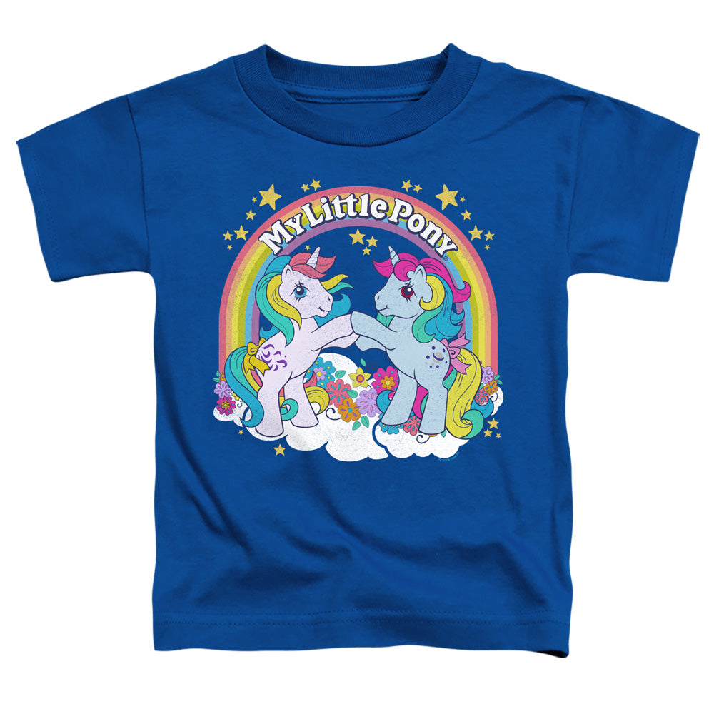 MY LITTLE PONY RETRO : UNICORN FIST BUMP TODDLER SHORT SLEEVE Royal Blue XL (5T)