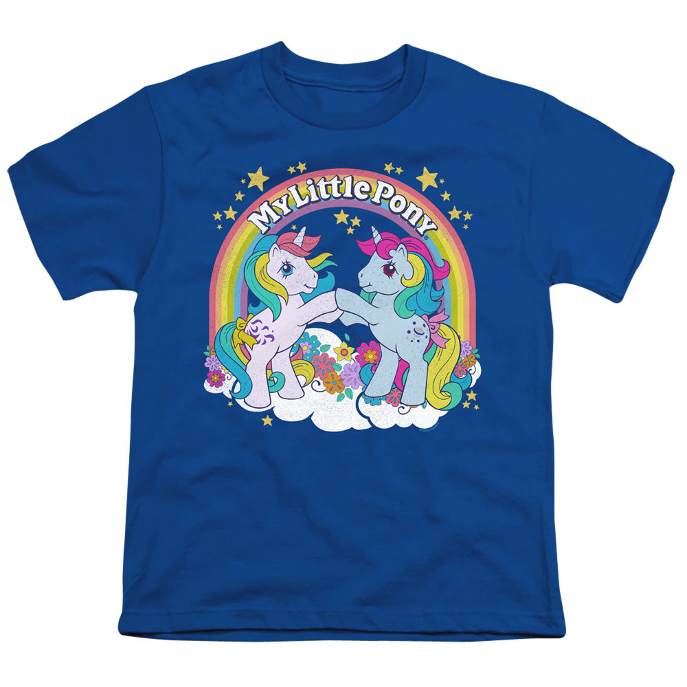 MY LITTLE PONY RETRO : UNICORN FIST BUMP S\S YOUTH 18\1 Royal Blue XS