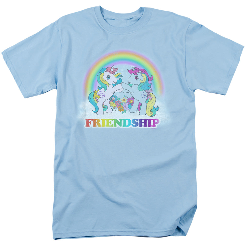 MY LITTLE PONY RETRO : FRIENDSHIP S\S ADULT 18\1 Light Blue 2X