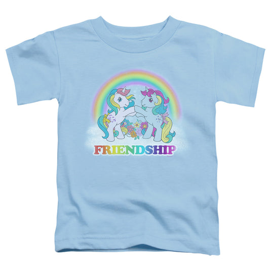 MY LITTLE PONY RETRO : FRIENDSHIP S\S TODDLER TEE Light Blue LG (4T)