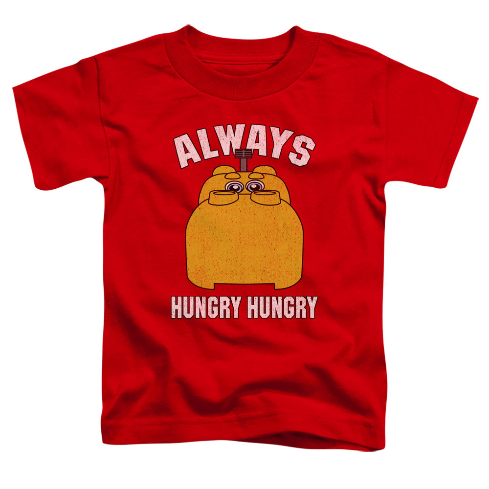 HUNGRY HUNGRY HIPPOS : HUNGRY S\S TODDLER TEE Red LG (4T)