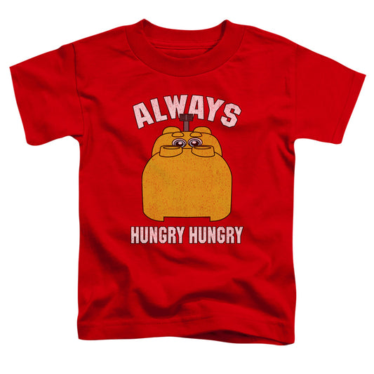 HUNGRY HUNGRY HIPPOS : HUNGRY S\S TODDLER TEE Red MD (3T)