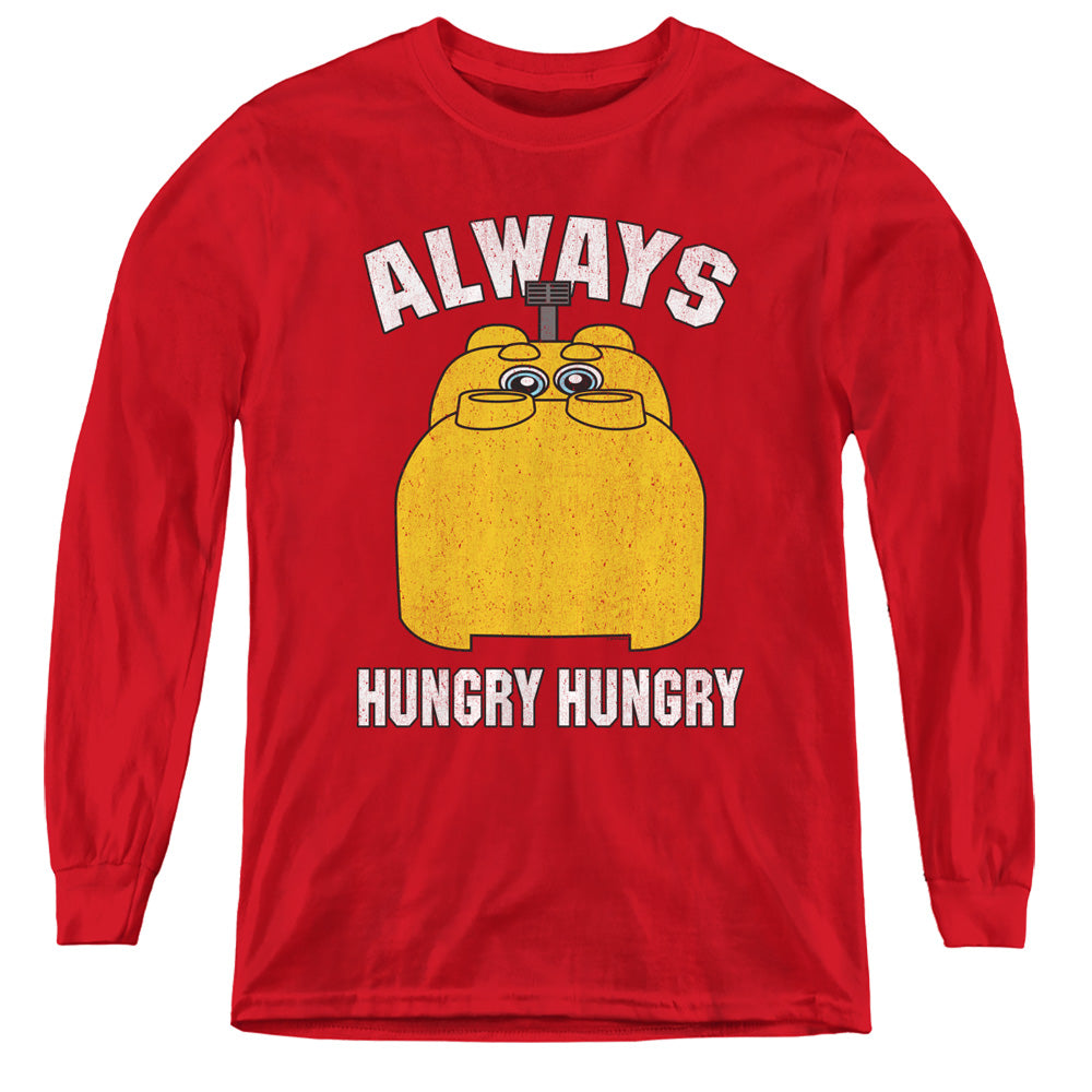 HUNGRY HUNGRY HIPPOS : HUNGRY L\S YOUTH Red LG