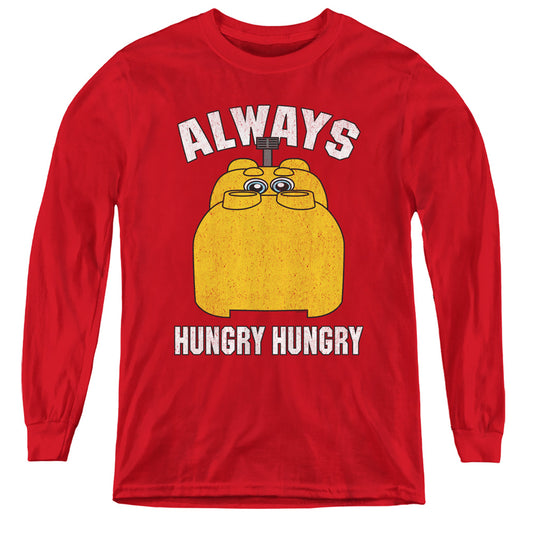 HUNGRY HUNGRY HIPPOS : HUNGRY L\S YOUTH Red XL