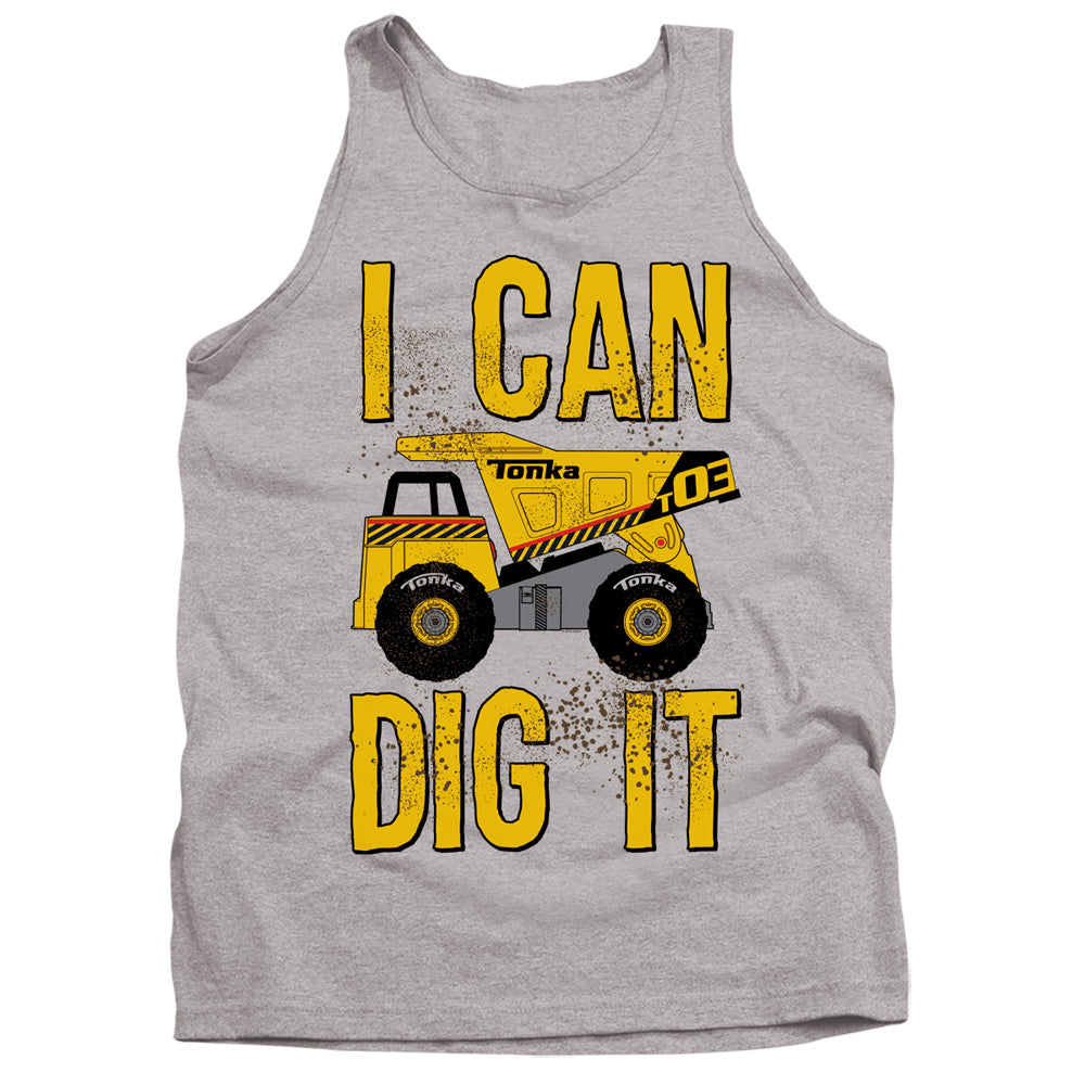 TONKA : PLAY DIRTY ADULT TANK Athletic Heather 2X