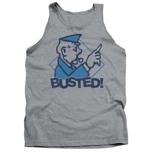 MONOPOLY : BUSTED ADULT TANK Athletic Heather 2X
