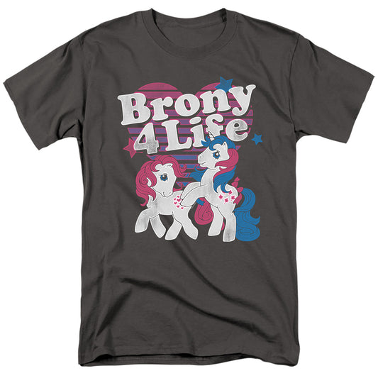 MY LITTLE PONY RETRO : BRONY 4 LIFE S\S ADULT 18\1 Charcoal 2X