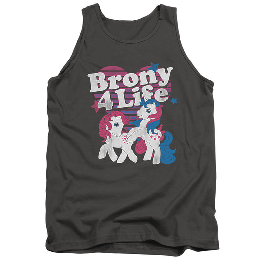 MY LITTLE PONY RETRO : BRONY 4 LIFE ADULT TANK Charcoal 2X