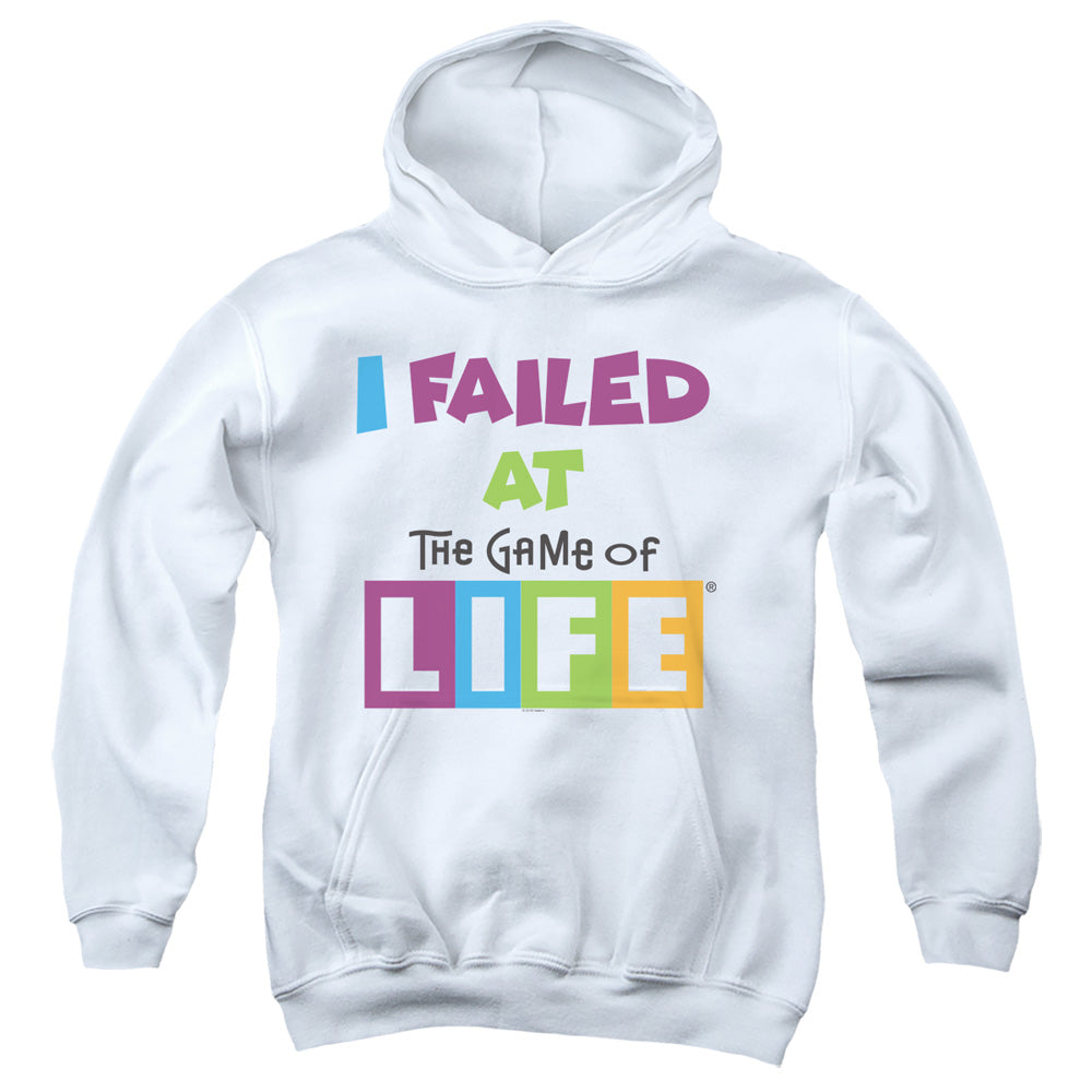 THE GAME OF LIFE : THE GAME YOUTH PULL OVER HOODIE White MD