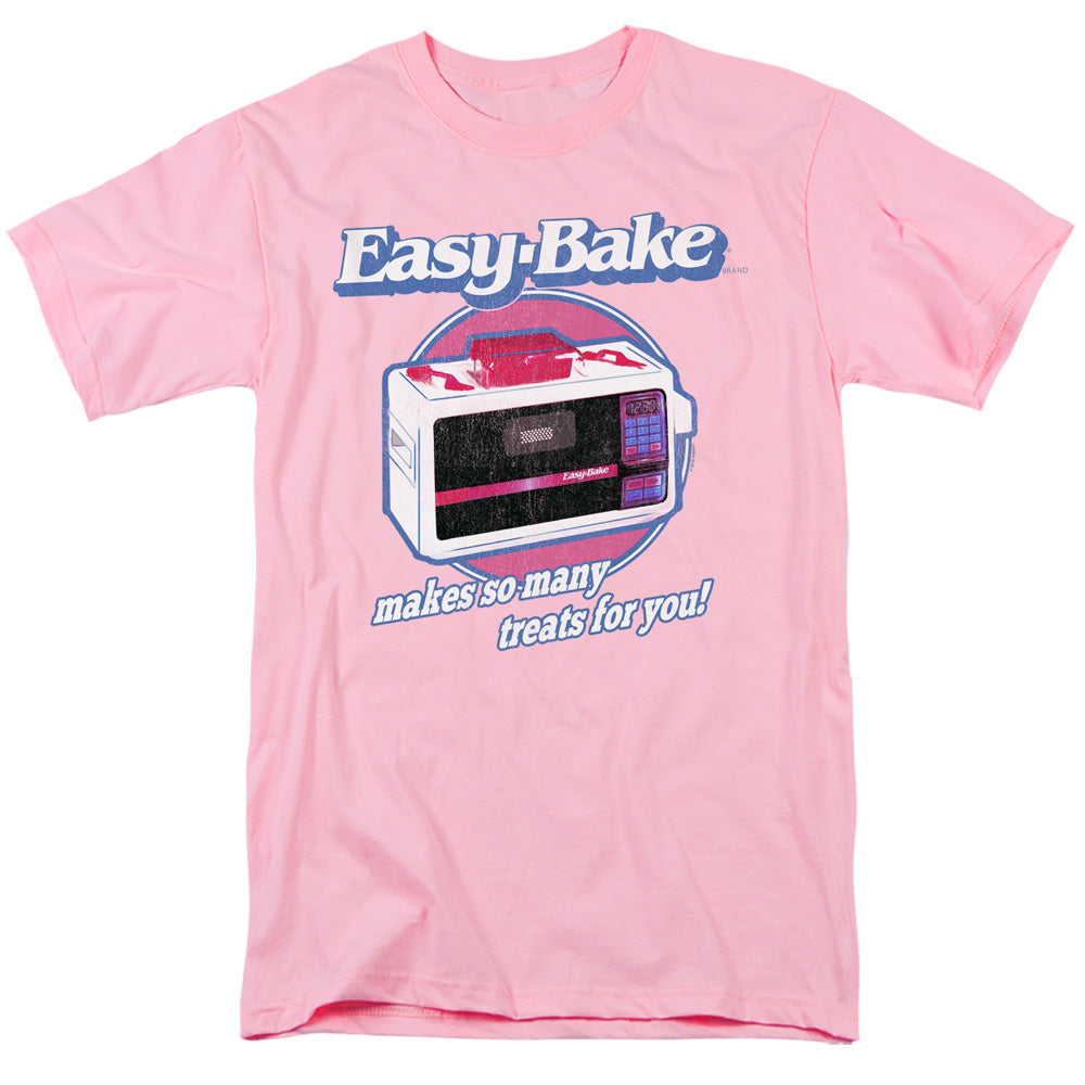 EASY BAKE OVEN TREATS ADULT REGULAR FIT SHORT SLEEVE PINK SM