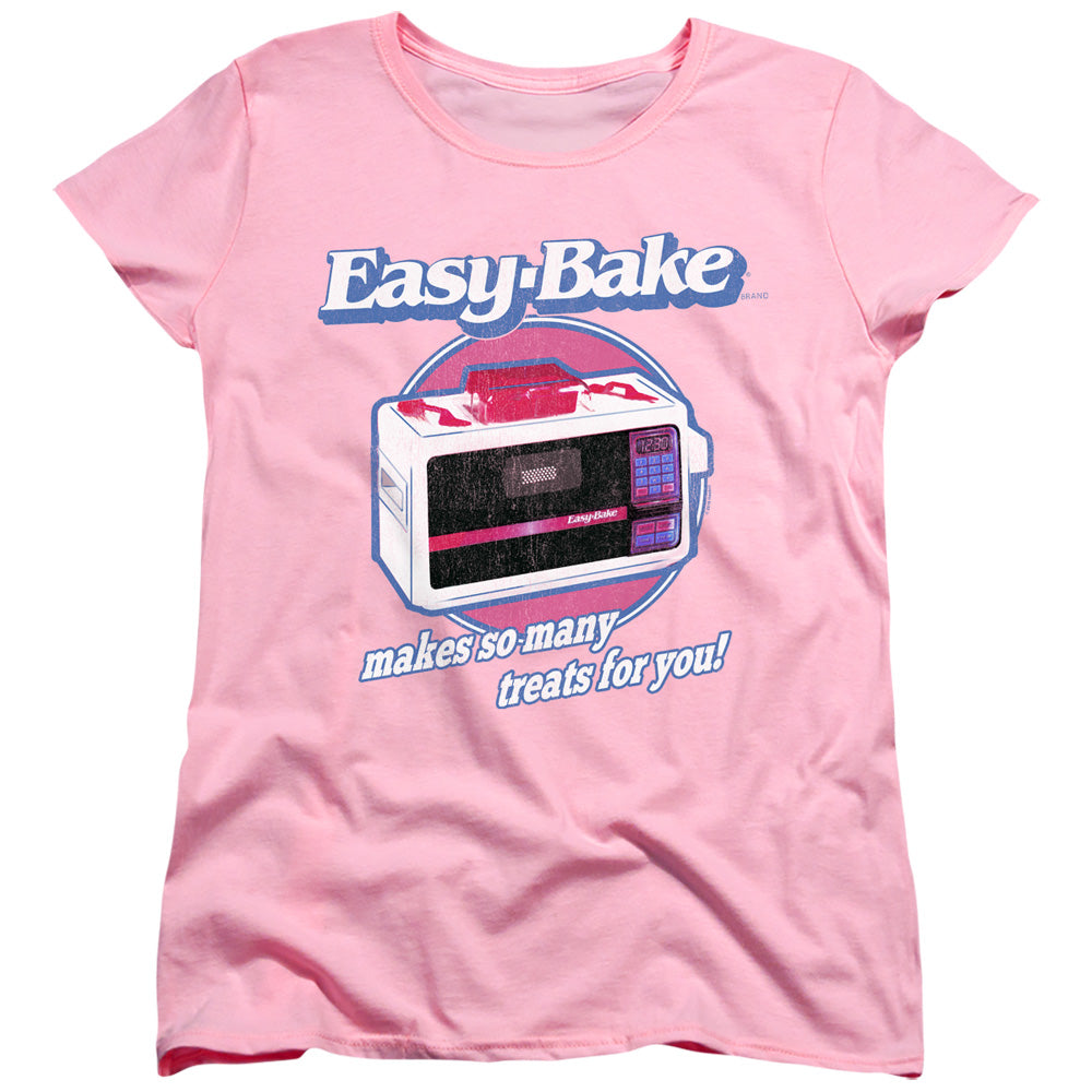 EASY BAKE OVEN TREATS WOMEN'S SHORT SLEEVE PINK MD