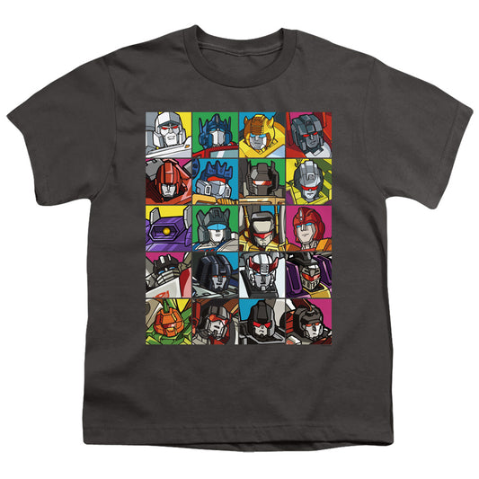 TRANSFORMERS : TRANSFORMER SQUARES S\S YOUTH 18\1 Charcoal XL