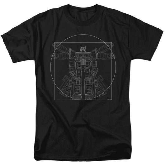 TRANSFORMERS : VITRUVIAN OPTIMUS S\S ADULT 18\1 Black XL