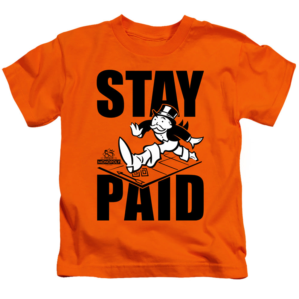 MONOPOLY : STAY PAID S\S JUVENILE 18\1 Orange MD (5\6)