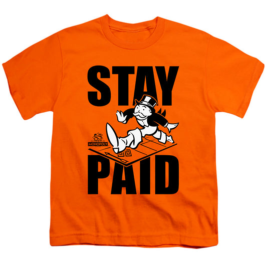 MONOPOLY : STAY PAID S\S YOUTH 18\1 Orange XL